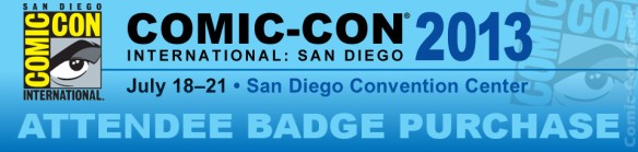 Comic-Con 2013 - Attendee Badge Purchase - SDCC - Header
