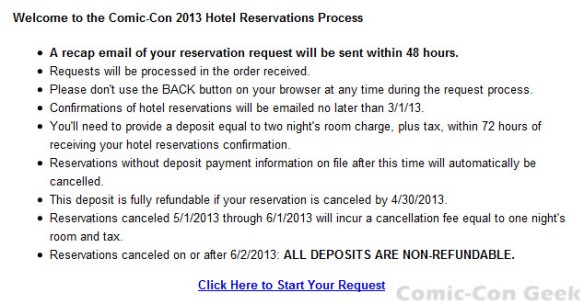 Comic-Con 2013 - Housing - Hotel Reservations - Travel Planners - 02