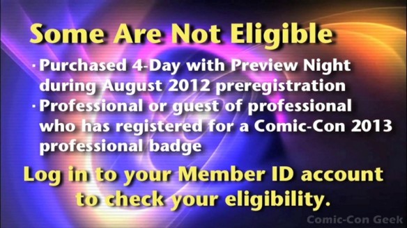 Comic-Con 2013 Open Online Badge Registration - SDCC Badge Purchase 004