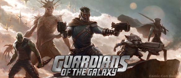 Guardians of the Galaxy - Star-Lord - Drax the Destroyer - Gamora - Groot - Rocket Raccoon - Header - LG