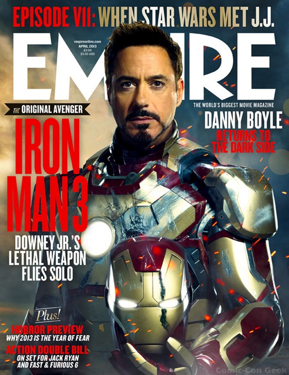Iron Man 3 - Empire Magazine April Cover - Newsstand Edition