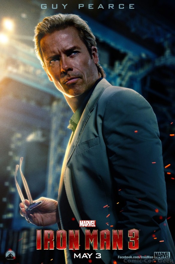Iron Man 3 - Guy Pearce - Aldrich Killian - Poster