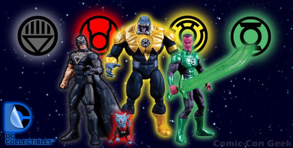 DC Collectibles - Superheroes of Green Lantern - Arkillo - Black Hand - Dex-Starr - Sinestro - Comic-Con 2013 - SDCC Exclusives - DC Comics - Black Yellow Red Green Lantern