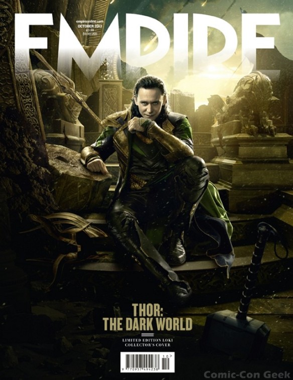 Empire Magazine - Thor - The Dark World - Loki Subscriber Cover - Tom Hiddleston