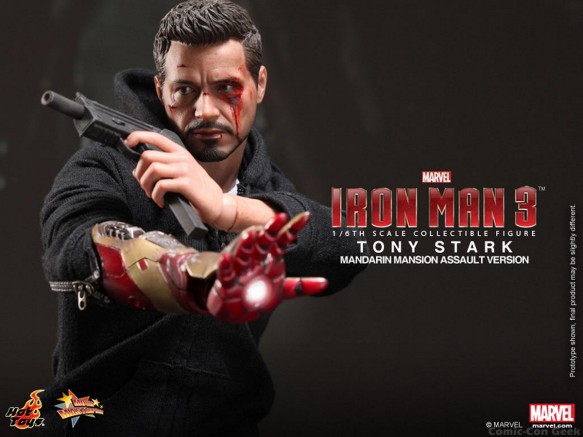 Hot Toys - Iron Man 3 - Tony Stark (Mandarin Mansion Assault Version) Collectible Figurine 011