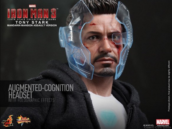 Hot Toys - Iron Man 3 - Tony Stark (Mandarin Mansion Assault Version) Collectible Figurine 012